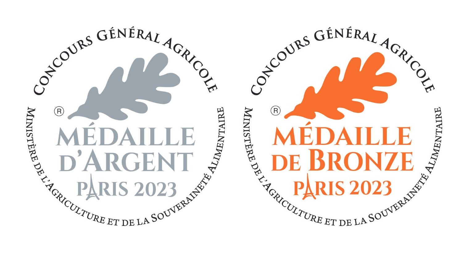 Medailles concours general agricole magret seche rillette pur canard - La Comtesse de Barole