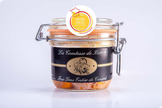 Bocal de foie gras de canard 180g - producteur du Sud Ouest