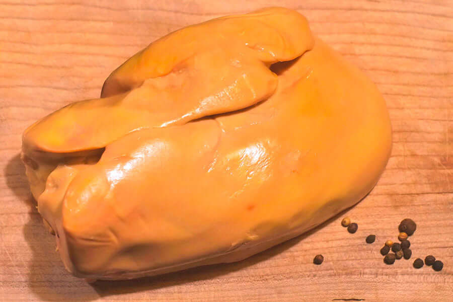 Lobe de foie gras frais de canard gras des Landes qualite extra - canard fermier en vente directe